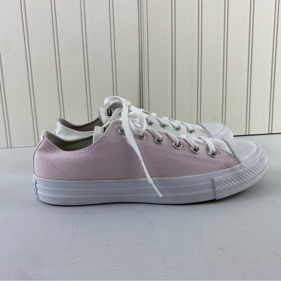 Converse Women’s AllStar Custom Color Pink‎ & White Low-Top Sneakers Sz 10 - Picture 3 of 15